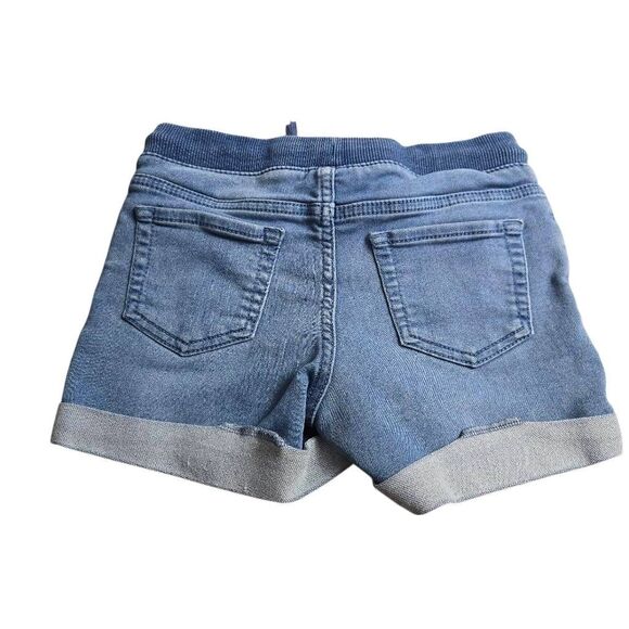 Cat & Jack unicorn denim shorts M7/8 - Picture 2 of 4
